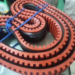 Take Up Belt curve teeth bottom ribs